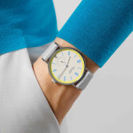 NOMOS Glashütte - Tangente 38 Datum Lemonbiscuit 