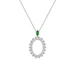 Chopard - L'Heure du Diamant Marquise Anhänger mit Halskette