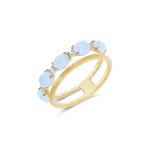 Nanis - Dancing Azure Ring