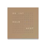 Qlocktwo - EARTH 45 EDITION HAZELNUT 