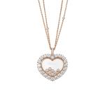 Chopard - Happy Diamonds Icons Joaillerie Anhänger mit Halskette