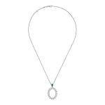 Chopard - L'Heure du Diamant Marquise Anhänger mit Halskette