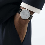 NOMOS Glashütte - Tangente neomatik 39 platingrau
