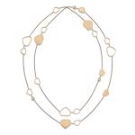 Chopard - Happy Hearts Golden Hearts Halskette
