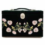 WOLF - Zoe Large Jewellery Case Green