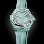 Hublot - Big Bang One Click Mint Green Ceramic Diamonds 