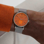 NOMOS Glashütte - Tangente 38 Datum Poporange