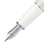 Montblanc - Meisterstück Glacier Classique Füllfederhalter Weiß