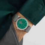 NOMOS Glashütte - Tangente 38 Datum Schlossgrün