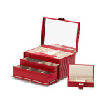 WOLF - Caroline Medium Jewellery Box Red