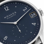 NOMOS Glashütte - Minimatik 39 Datum blau