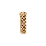 FOPE - Essentials zweifarbiger Flex'it Ring mit flachem Halskettengeflecht