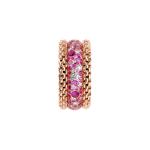 FOPE - Bubble Ring mit Diamanten und rosa Saphiren