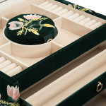 WOLF - Zoe Medium Jewellery Box Forest Green
