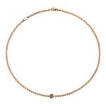 FOPE - Eka Halskette mit schwarzen Diamanten