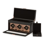 WOLF - Axis Triple Watch Winder With Storage