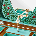 WOLF - Ballet Musical Jewellery Box – Sleeping Beauty Walnut Wood