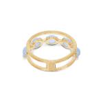 Nanis - Dancing Azure Ring