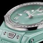 Hublot - Big Bang One Click Mint Green Ceramic Diamonds 