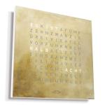 Qlocktwo - EARTH 45 CREATOR´S EDITION SILVER GOLD 