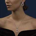 Chopard - L'Heure du Diamant Marquise Anhänger mit Halskette