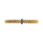 FOPE - Vendôme Flex'it Armband mit schwarzen Diamanten