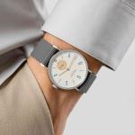 NOMOS Glashütte - Tangente 38 Datum Schulhausweiß 