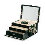 WOLF - Zoe Medium Jewellery Box Forest Green