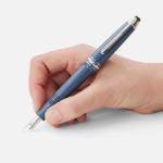 Montblanc - Meisterstück Glacier LeGrand Füllfederhalter Blau