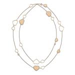 Chopard - Happy Hearts Golden Hearts Halskette