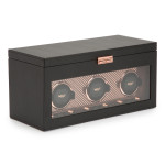 WOLF - Axis Triple Watch Winder With Storage