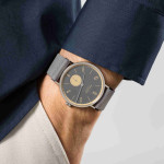 NOMOS Glashütte - Tangente 38 Datum Haifischgrau
