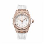 Hublot - One Click King Gold White Pavé 