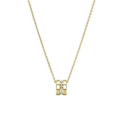 Chopard - Ice Cube Anhänger mit Halskette