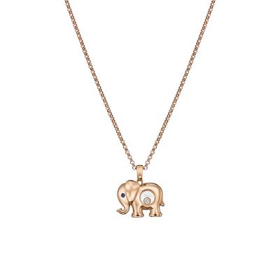 Chopard - Happy Diamonds Elefant Anhänger mit Halskette