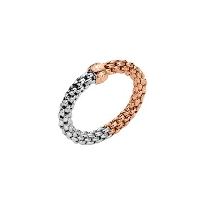 FOPE - Essentials zweifarbiger Flex'it Ring mit rundem Halskettengeflecht