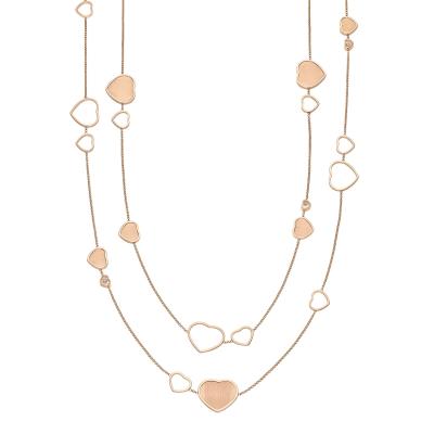 Chopard - Happy Hearts Golden Hearts Halskette