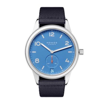 NOMOS Glashütte - Club Automat Datum signalblau