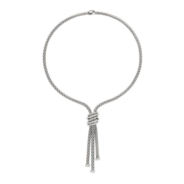FOPE - Solo Halskette mit Diamanten ausgefaßt