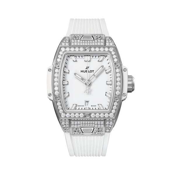 Hublot - Big Bang Steel White Pavé 