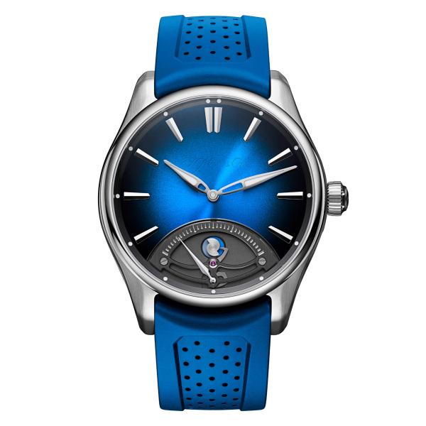 H. Moser & Cie - Pioneer Retrograde Seconds Midnight Blue