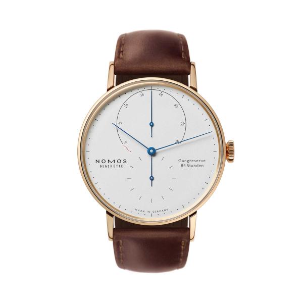 NOMOS Glashütte - Lambda 39 Roségold mit gebläuten Zeigern