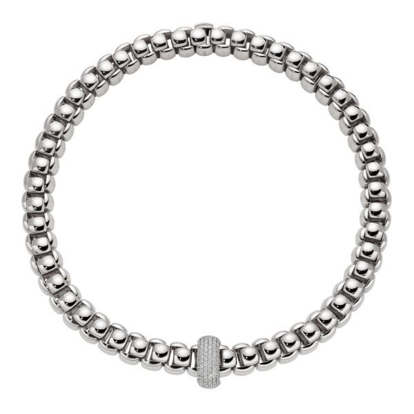 FOPE - Luna Halskette mit Pavé Diamanten