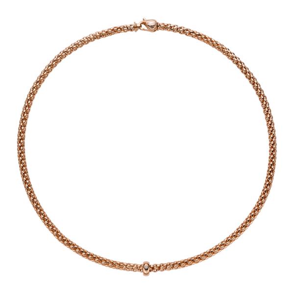 FOPE - Solo Halskette mit weißem Diamanten