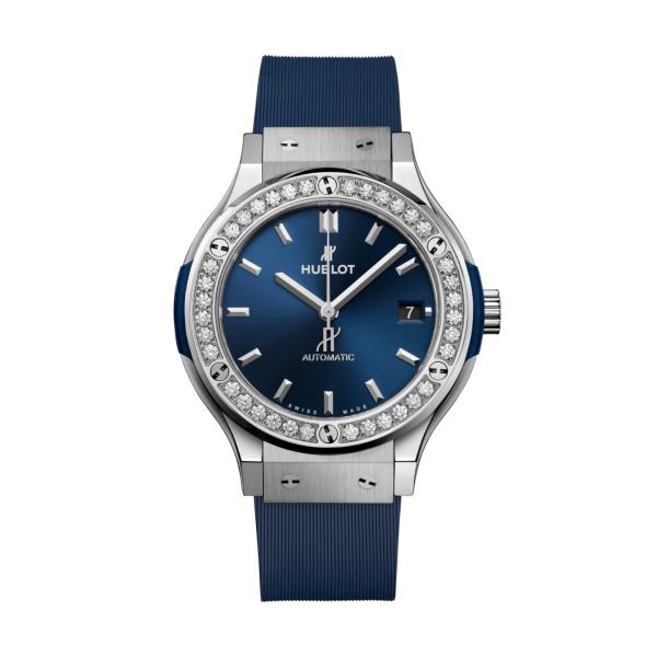 Hublot - Classic Fusion Titanium Blue Diamonds 