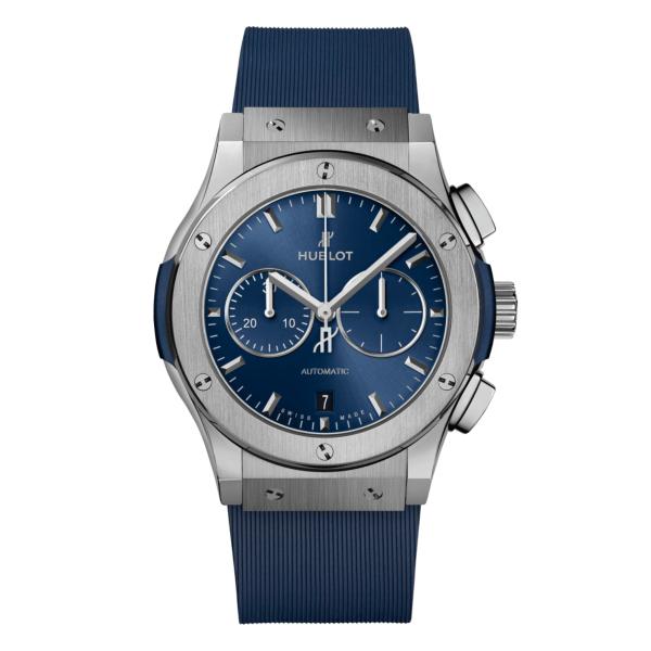Hublot - Classic Fusion Chronograph Titanium Blue 