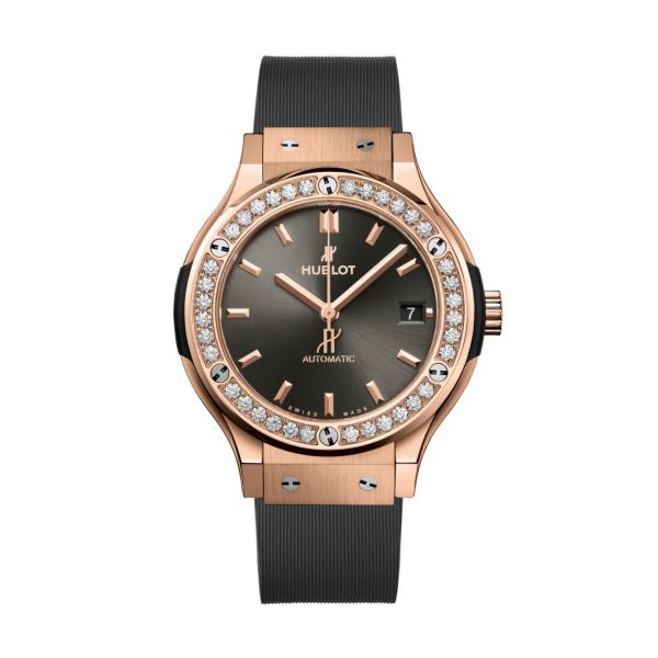 Hublot - Classic Fusion Racing Grey King Gold Diamonds 