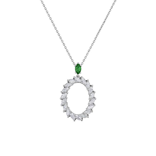 Chopard - L'Heure du Diamant Marquise Anhänger mit Halskette