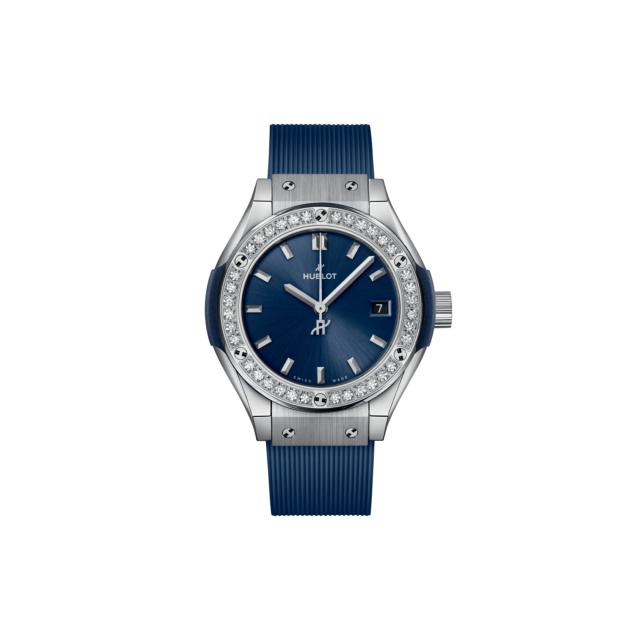 Hublot - Titanium Blue Diamonds 