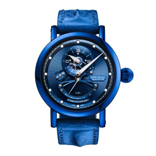 Chronoswiss - Open Gear ReSec Electric Blue